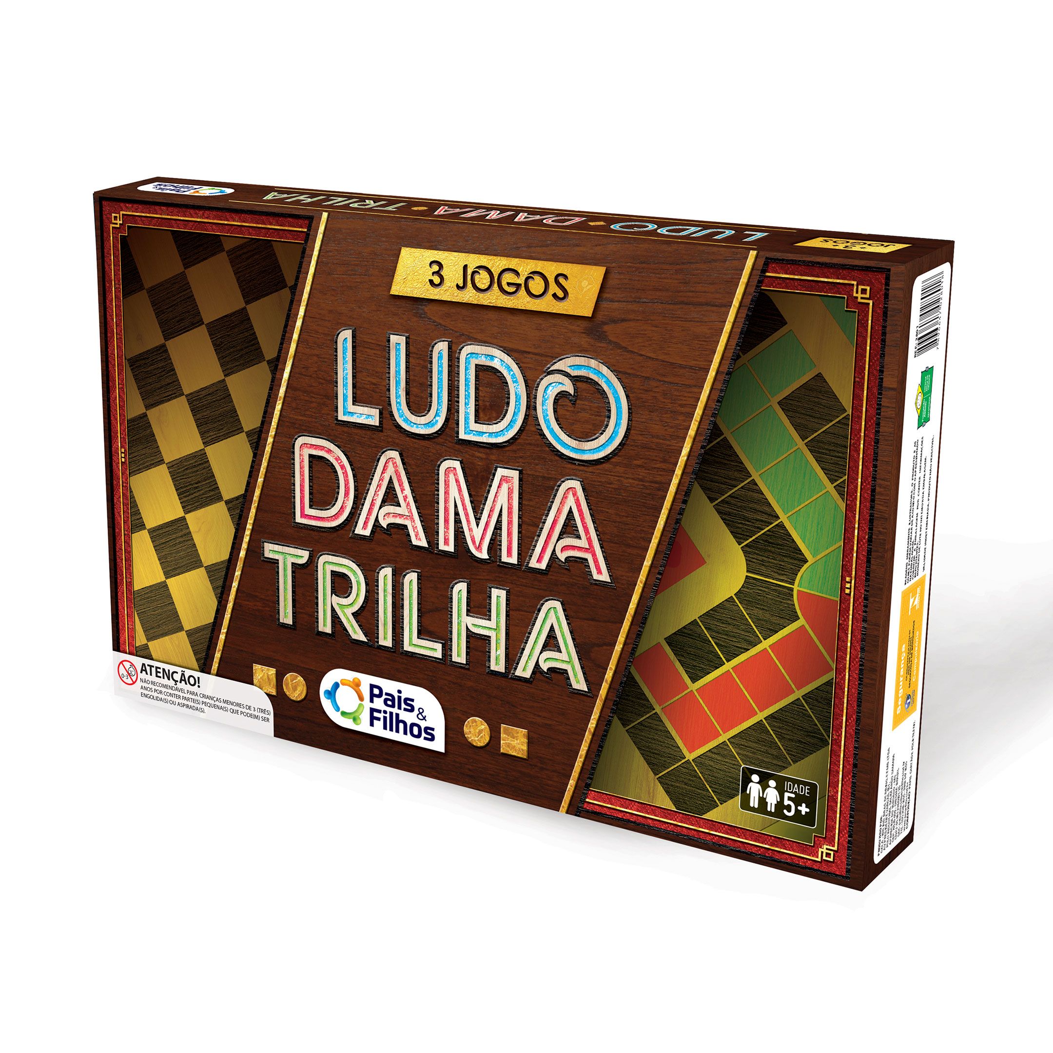 Ludo Jogo De Tabuleiro Leve Ludo Jogo Plástico Multiuso Simples