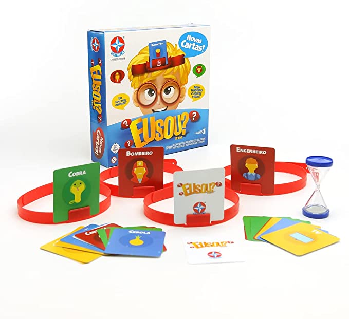 Jogo infantil eu sou original estrela aplicativo com novas cartas