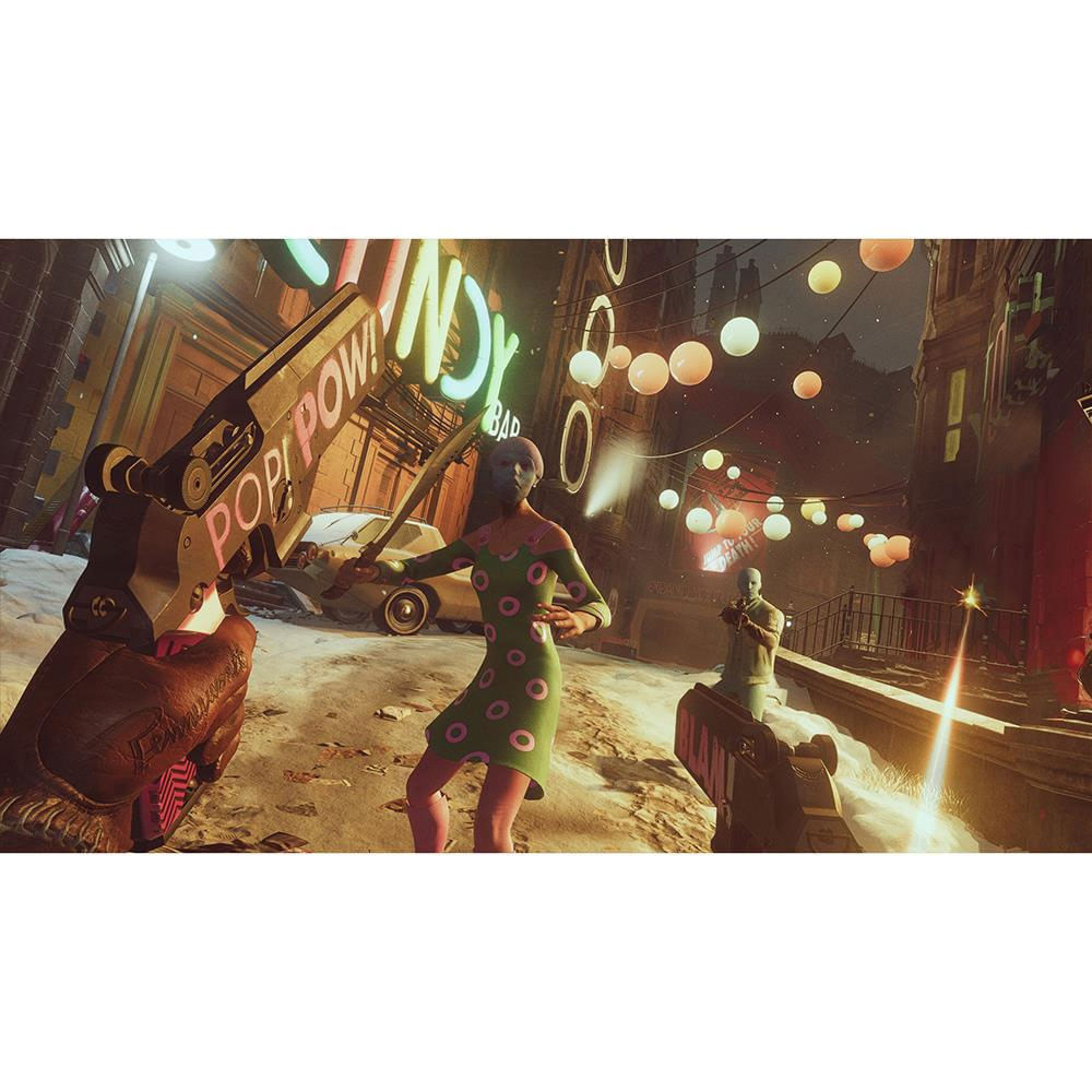 Jogo Deathloop para PS5 Explore o mundo artístico de Arkane Tiro