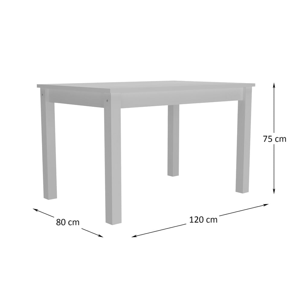 Cadeiras para Mesa de Jantar de Madeira Maciça - Lívia