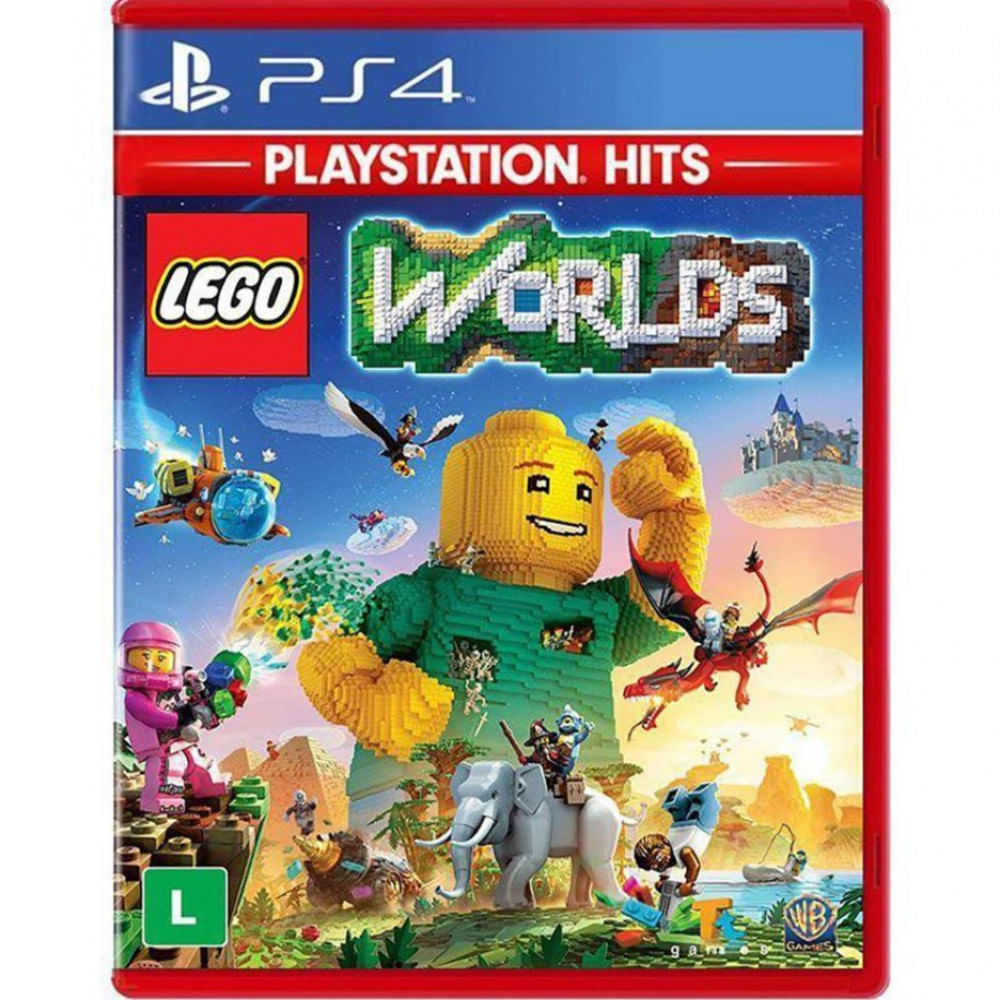 Jogo LEGO Worlds - Playstation Hits - PS4