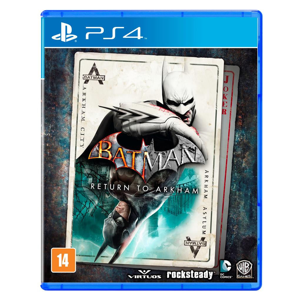 Jogo Batman Return to Arkham PS4