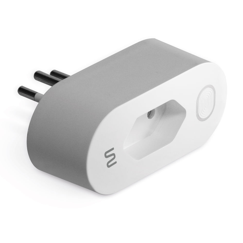 Tomada Inteligente Smart Plug Wi-fi Liga Desliga Por Celular Cor