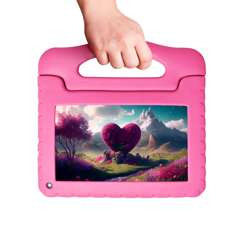 Combo Kids - Tablet Kid Pad 32GB + Tela 7 pol + Android 11 Quad Core e