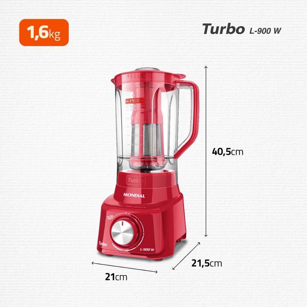 Liquidificador Multi Turbo 1000 - 2,6L